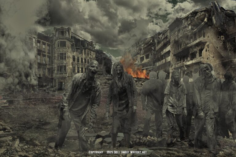 Zombie horde